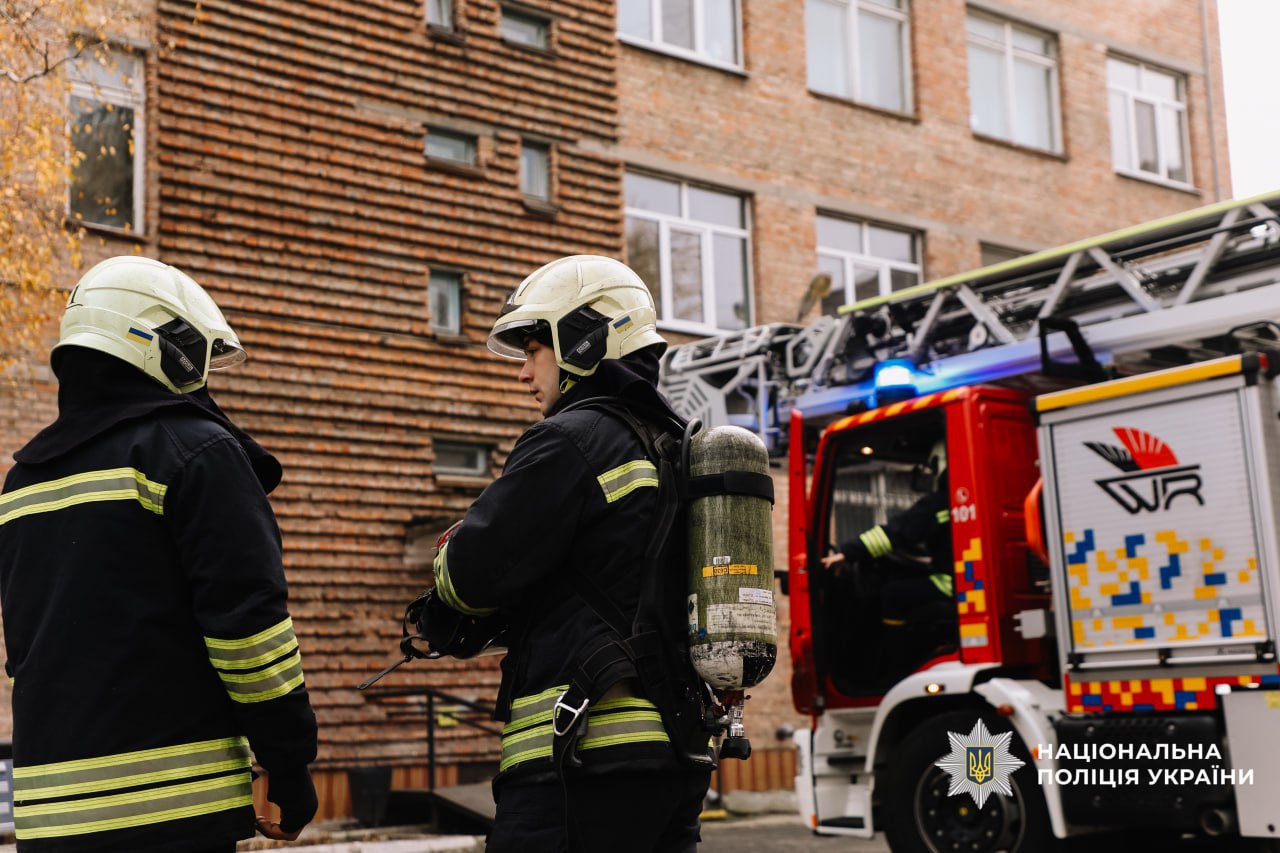 У Черкасах поліцейські та рятувальники провели тренування з цивільного захисту