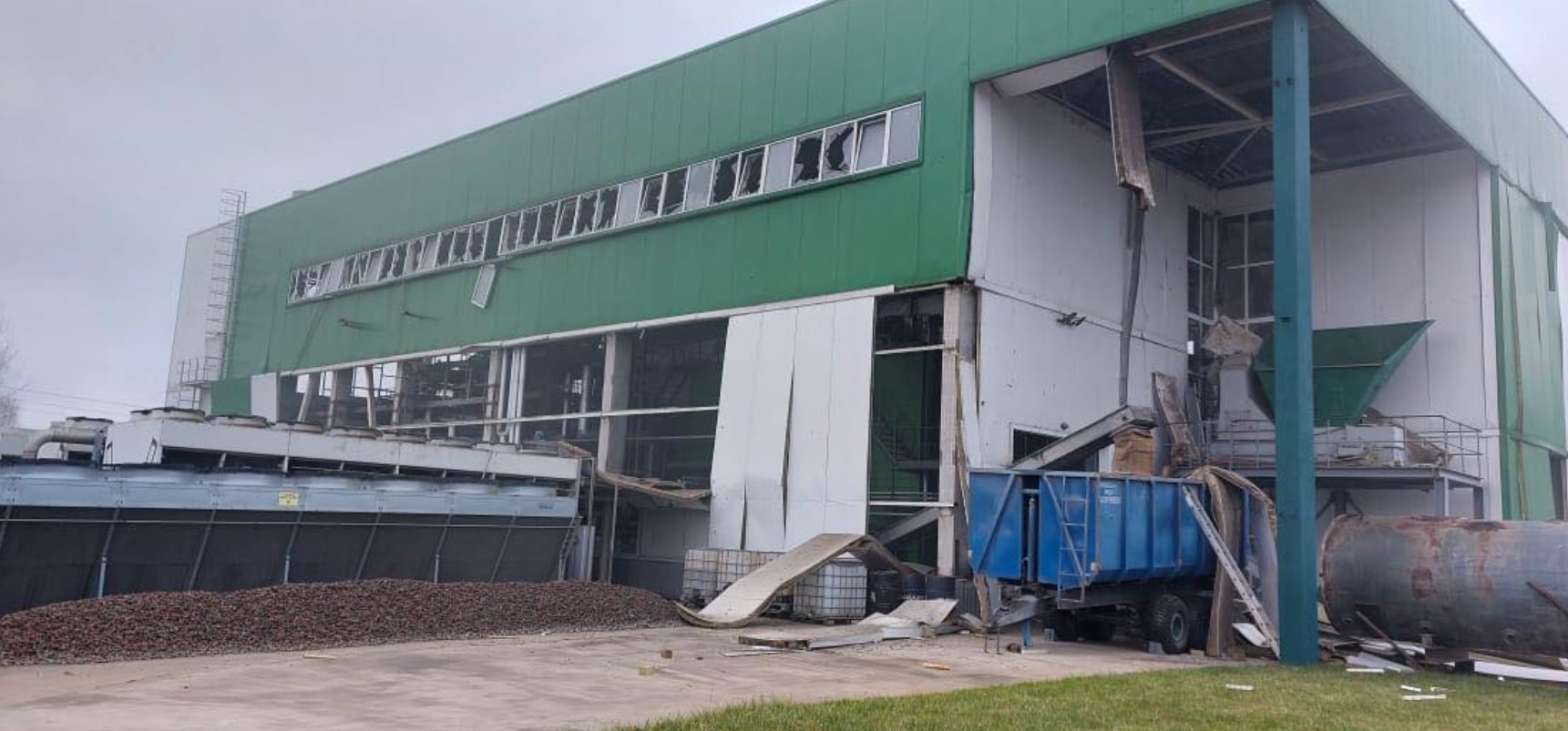 Дрони атакували першу українську ТЕЦ на біомасі - фото 3