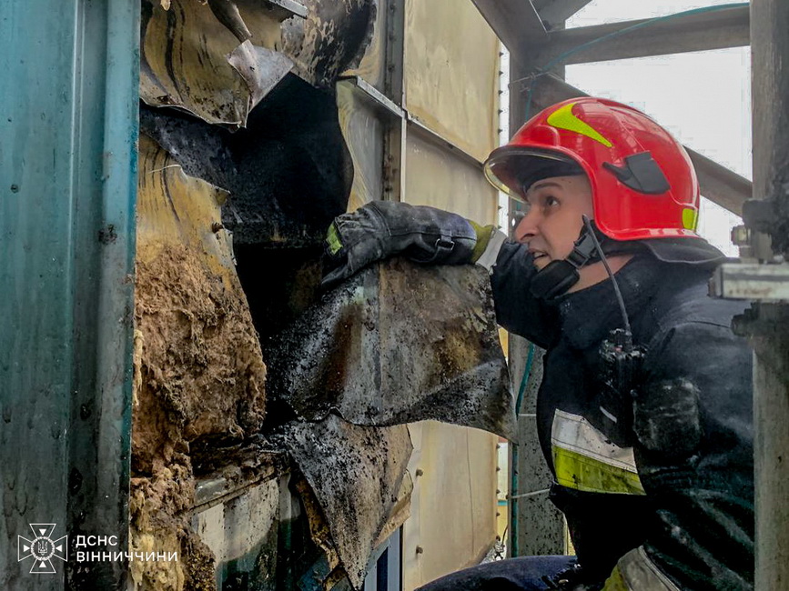 У Вінницькому районі горіла зерносушарка - фото 3