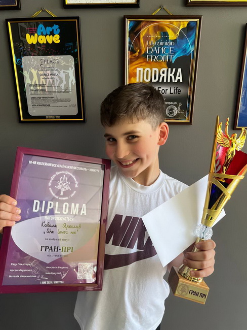 Юний танцівник із Вінниччини здобув «срібло» на світовому чемпіонаті