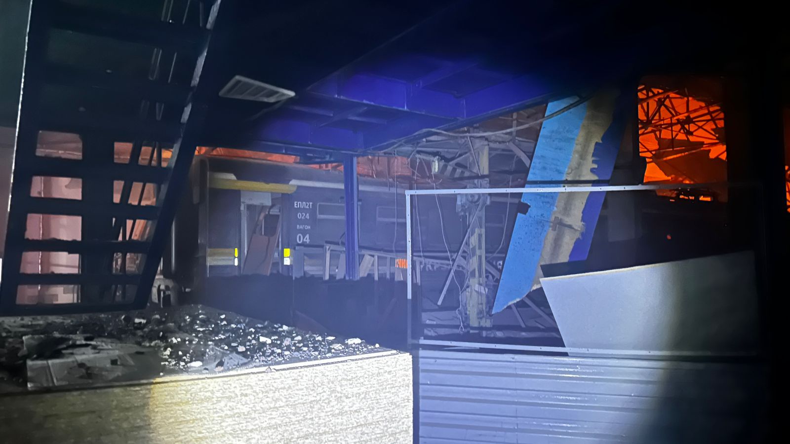 Дрони атакували приміське депо у Дніпрі. Фото