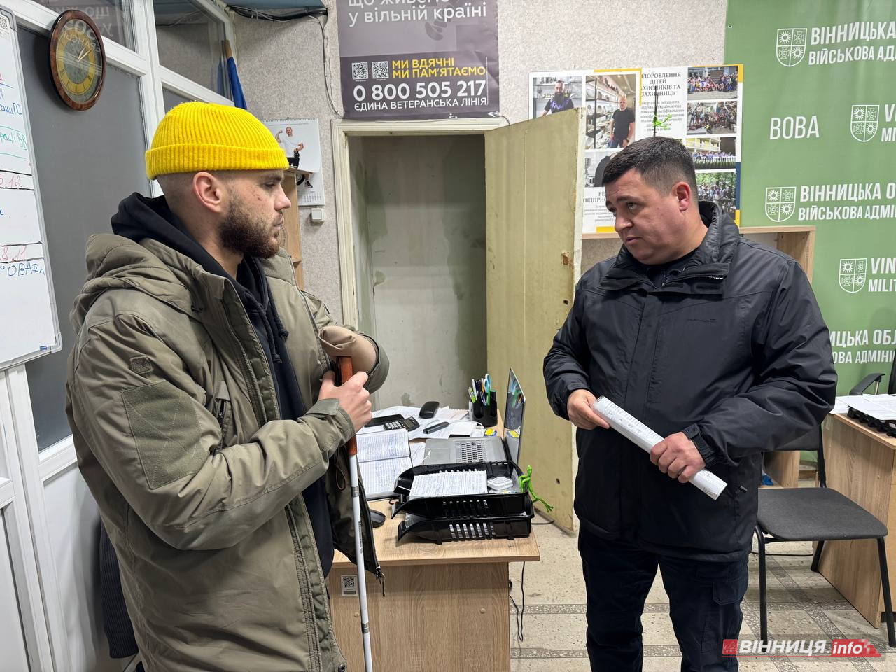 У Вінниці ветеран перевірив безбар’єрність маршруту в місті