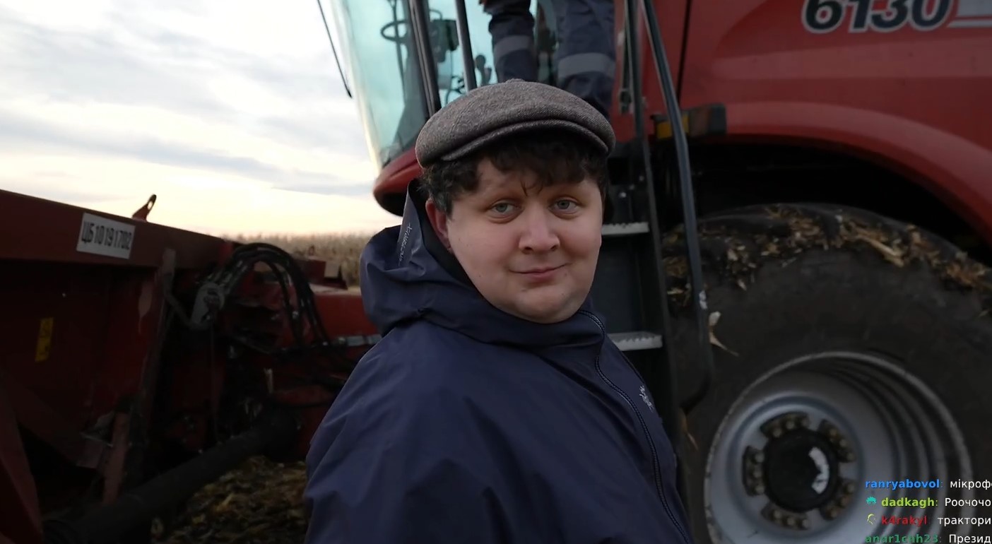 Стрімер Лебіга зняв ефір на фермі Вінниччини й зібрав мільйон для 59-ї бригади