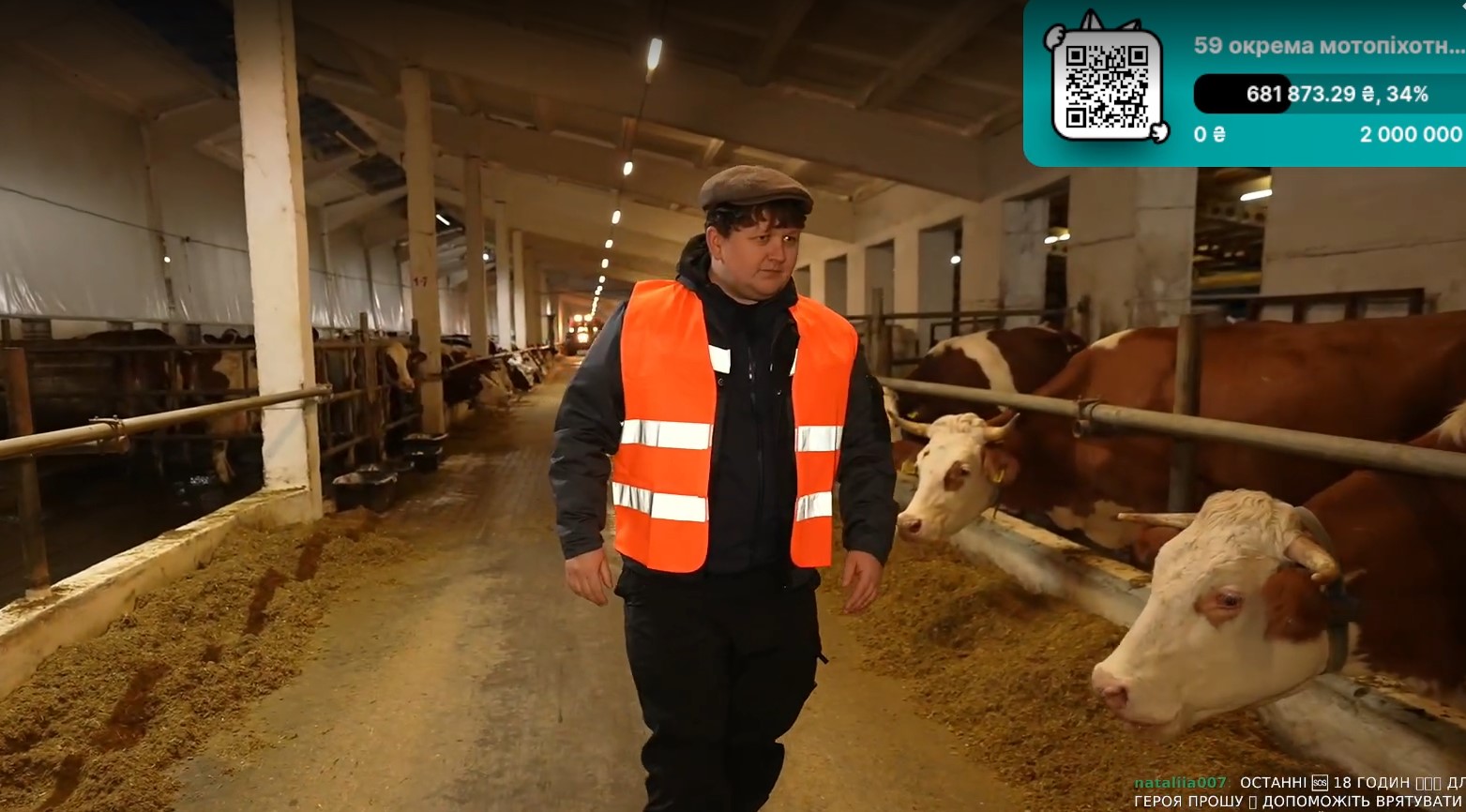 Стрімер Лебіга зняв ефір на фермі Вінниччини й зібрав мільйон для 59-ї бригади - фото 21