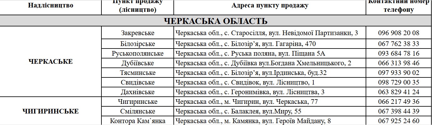 Де купити ялинку у Черкасах: локації та ціни
