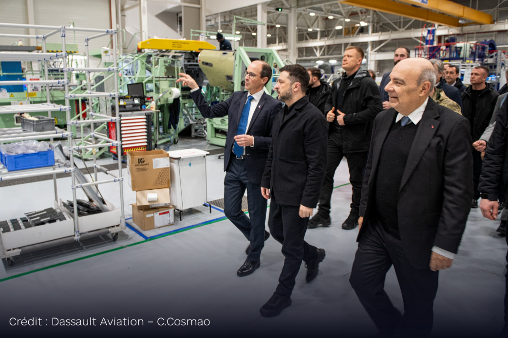 Зеленський зустрівся з керівництвом французької авіакосмічної компанії, яка виробляє літаки Rafale