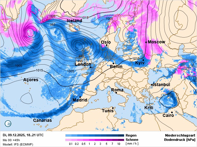 Мокрий сніг і дощ прогнозують в Україні у вівторок