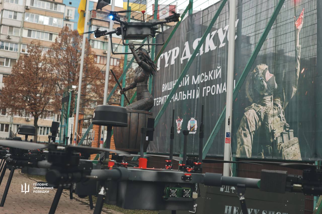 У Вишневому відкрили пам’ятник легендарному дрону «Баба Яга» - фото 2