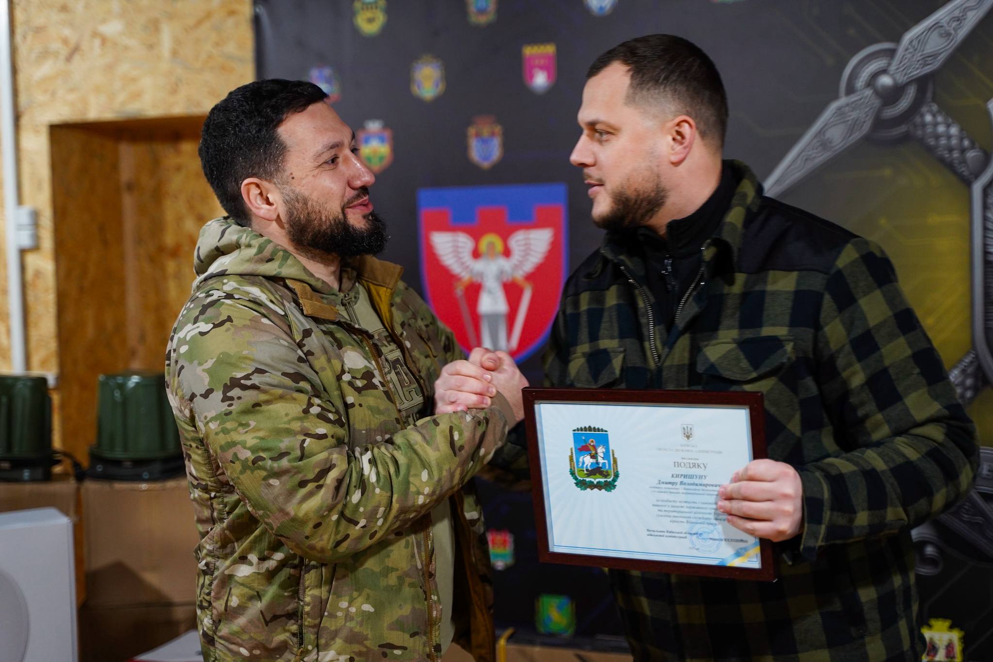 Київщина передала сучасне обладнання оборонцям з 114 бригади Сил територіальної оборони