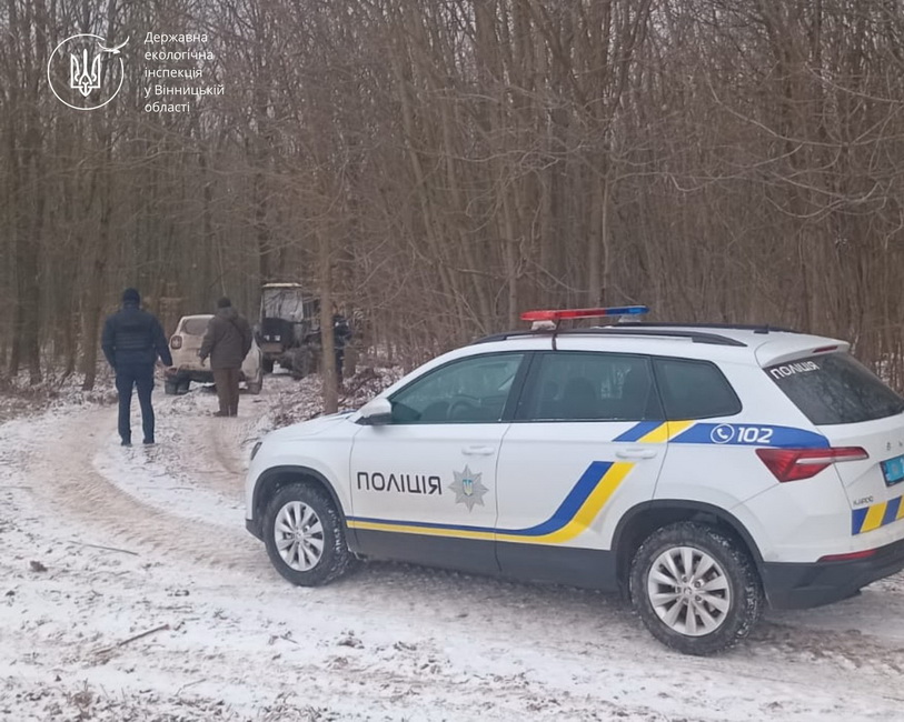 На Вінниччині виявили факт незаконного вивезення деревини