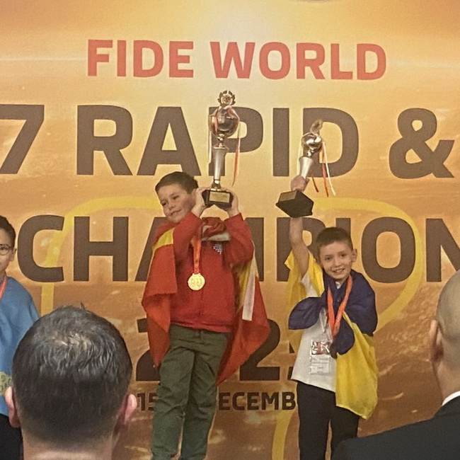На чемпіонаті світу з шахів 9-річний вінничанин здобув бронзу
