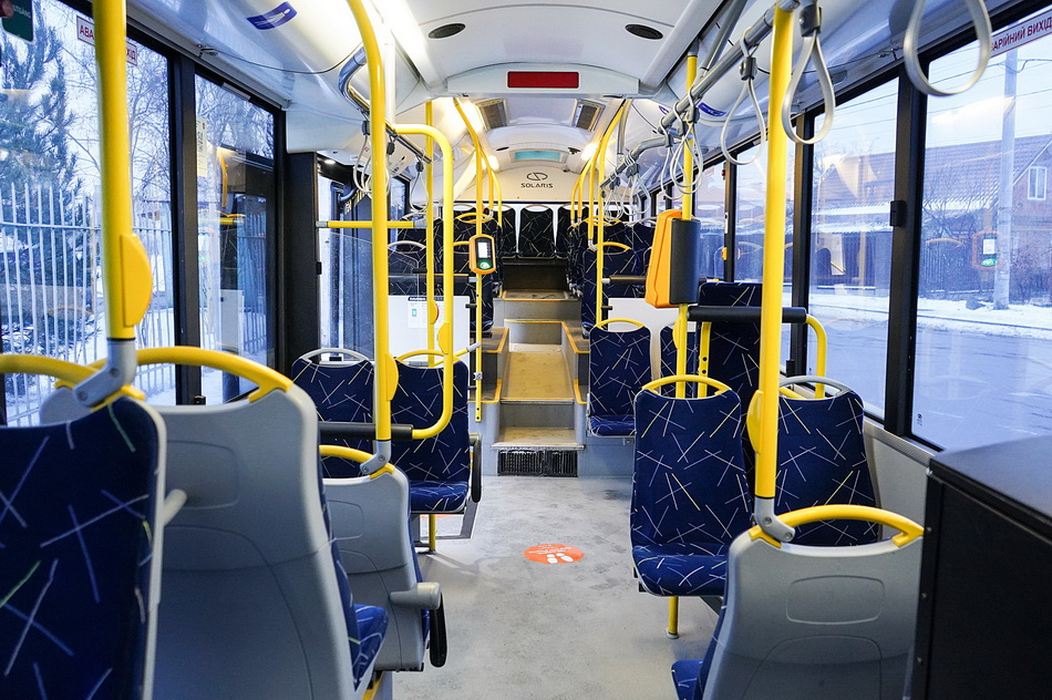 Три нові газові автобуси виїхали на маршрути Вінниці