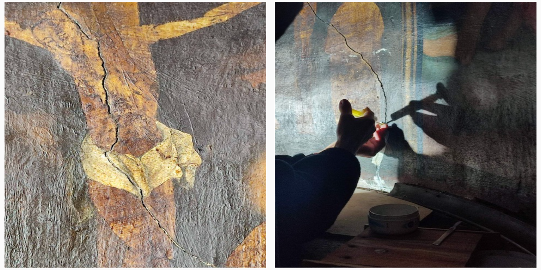 У Києво-Печерській лаврі реставрують монументальний живопис XVIII століття