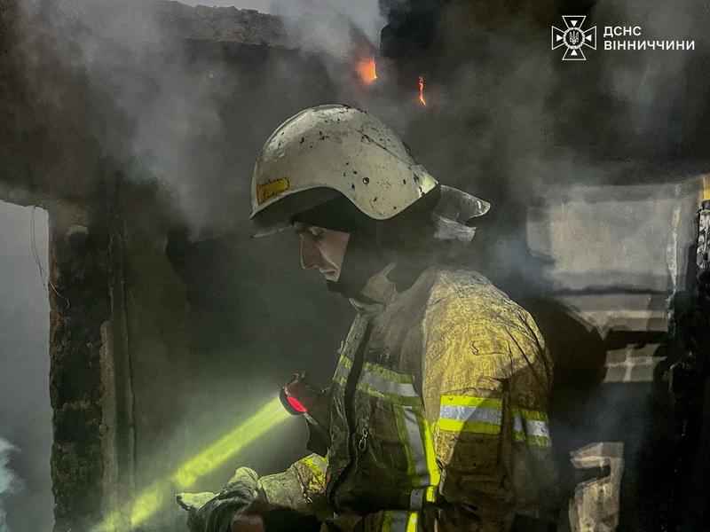 Через пожежу в хаті на Вінниччині загинув чоловік