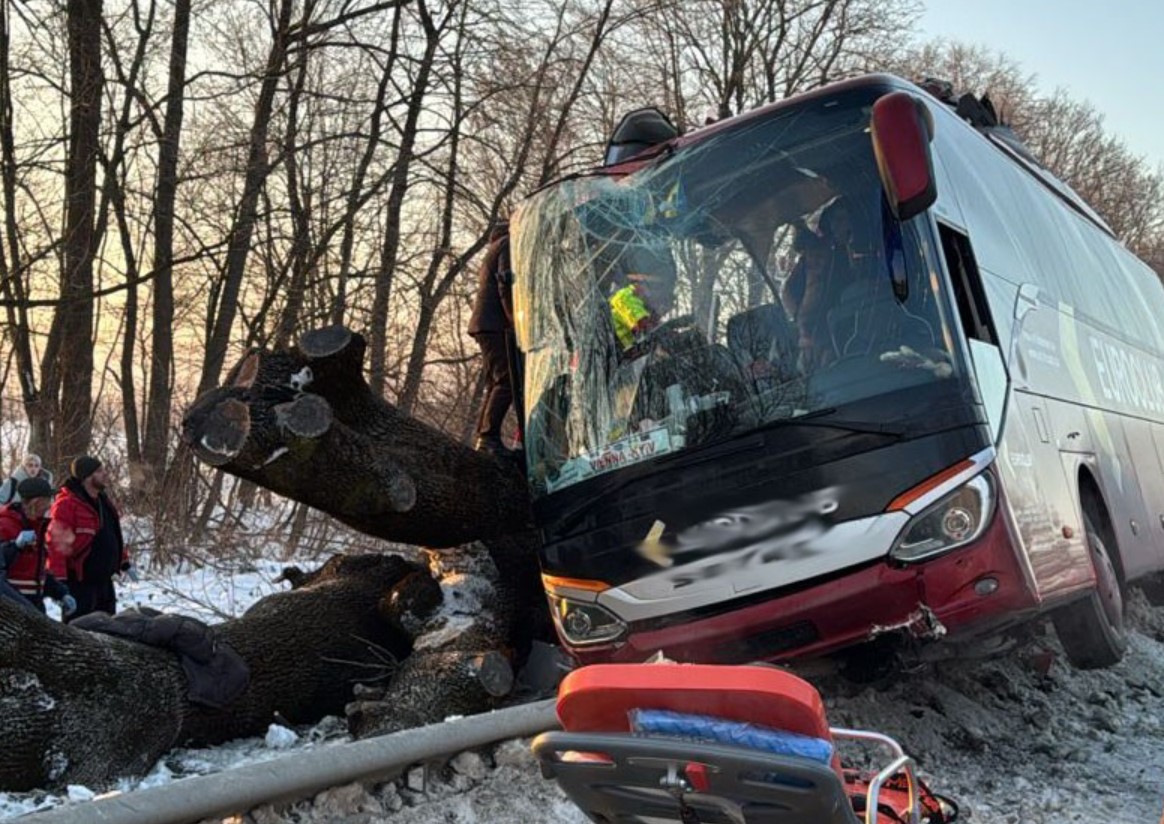 Автобус, який їхав з Відня, потрапив у ДТП на Львівщині - фото 5