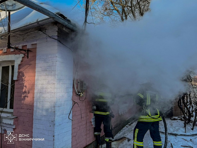 Жінка загинула в пожежі в селі на Вінниччині