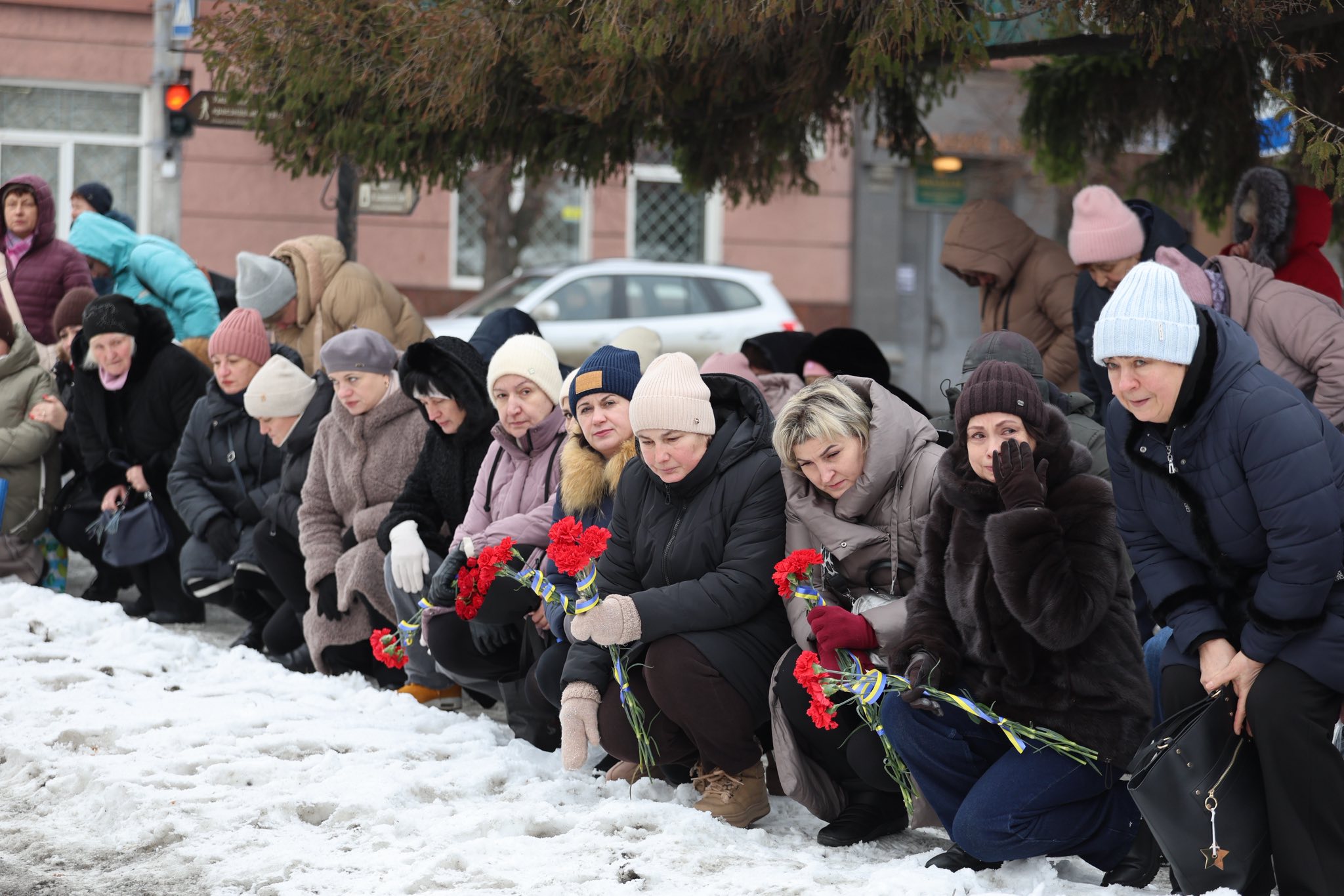 В Умані «живим коридором» прощалися із Олександром Савчуком