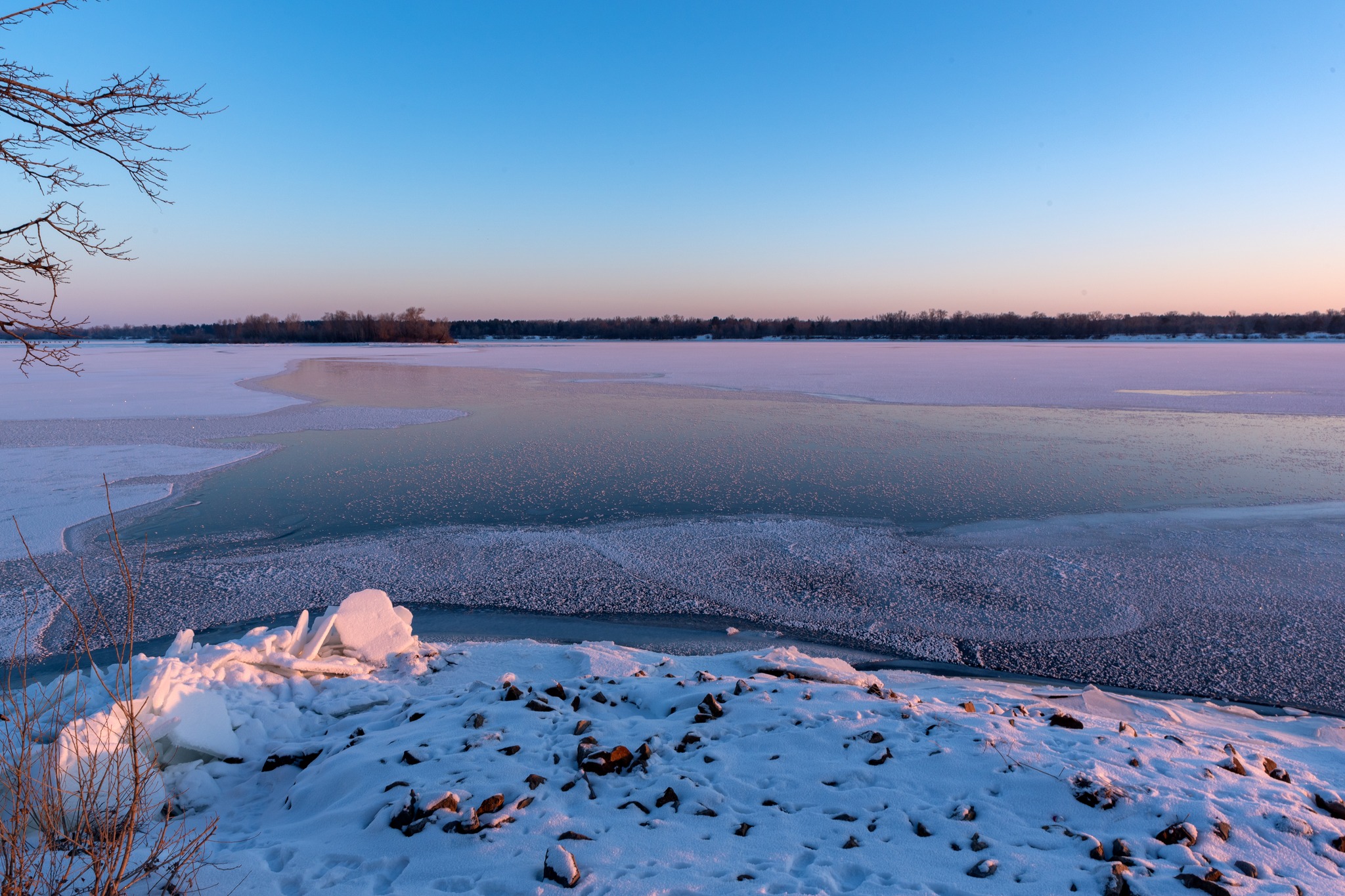 Зимовий світанок на Дніпрі у Каневі. Фото - фото 5