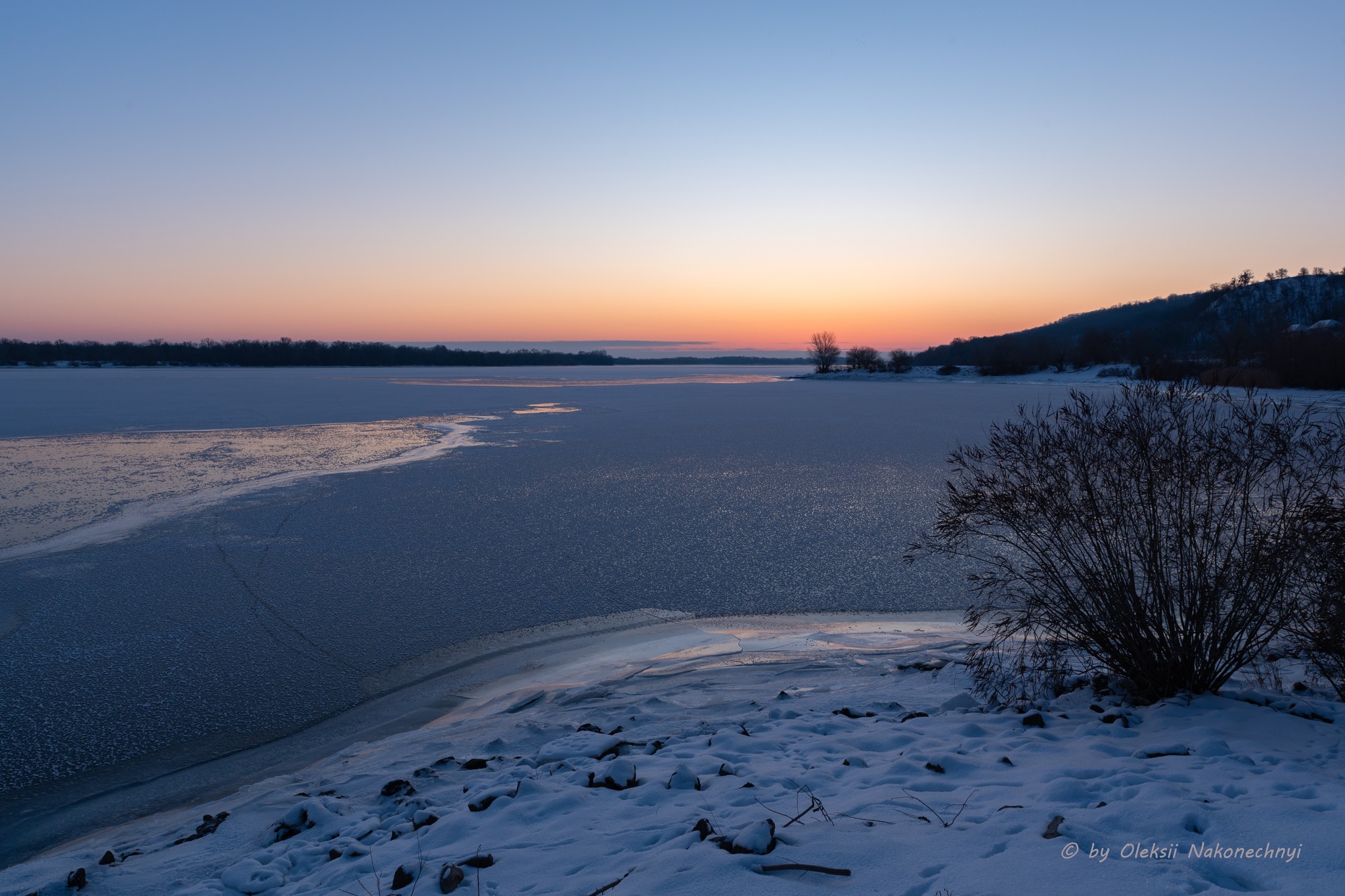 Зимовий світанок на Дніпрі у Каневі. Фото - фото 8