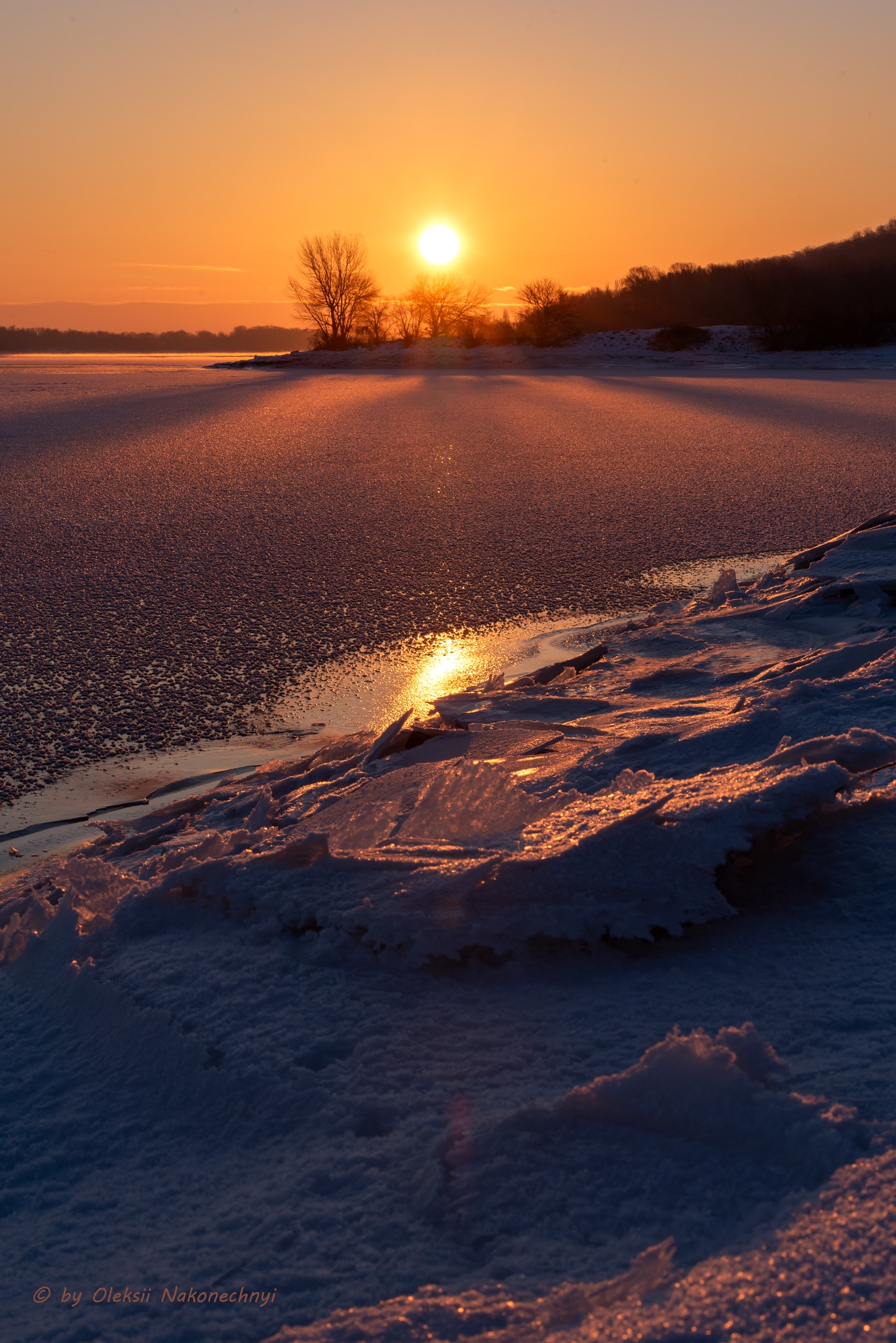 Зимовий світанок на Дніпрі у Каневі. Фото - фото 10