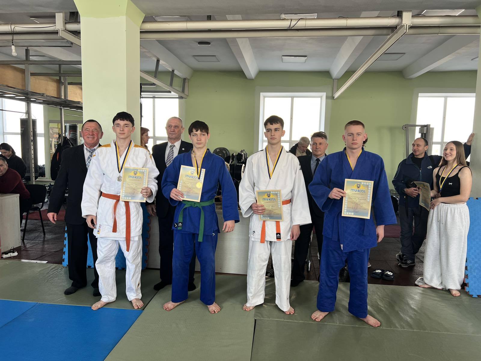 Канівські спортсмени здобули три «бронзи» на обласному чемпіонаті з дзюдо