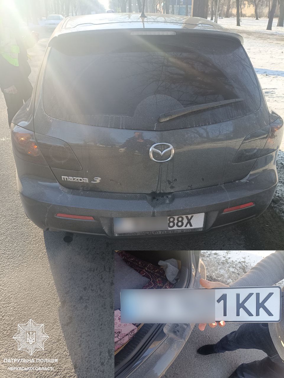 Черкаські патрульні розповіли, який штраф очікує водіїв за брудні номерні знаки - фото 2
