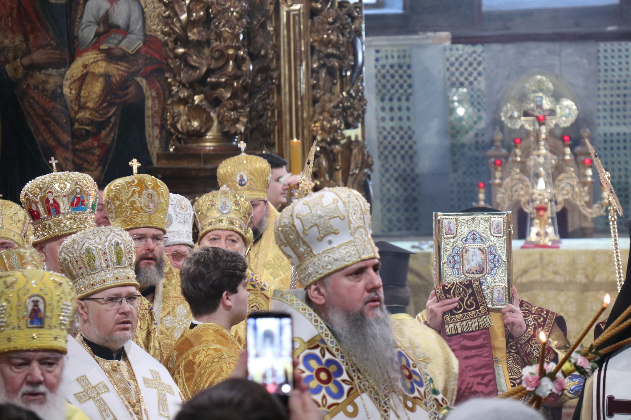 У Софії Київській відзначили сьому річницю інтронізації предстоятеля ПЦУ Епіфанія - фото 2