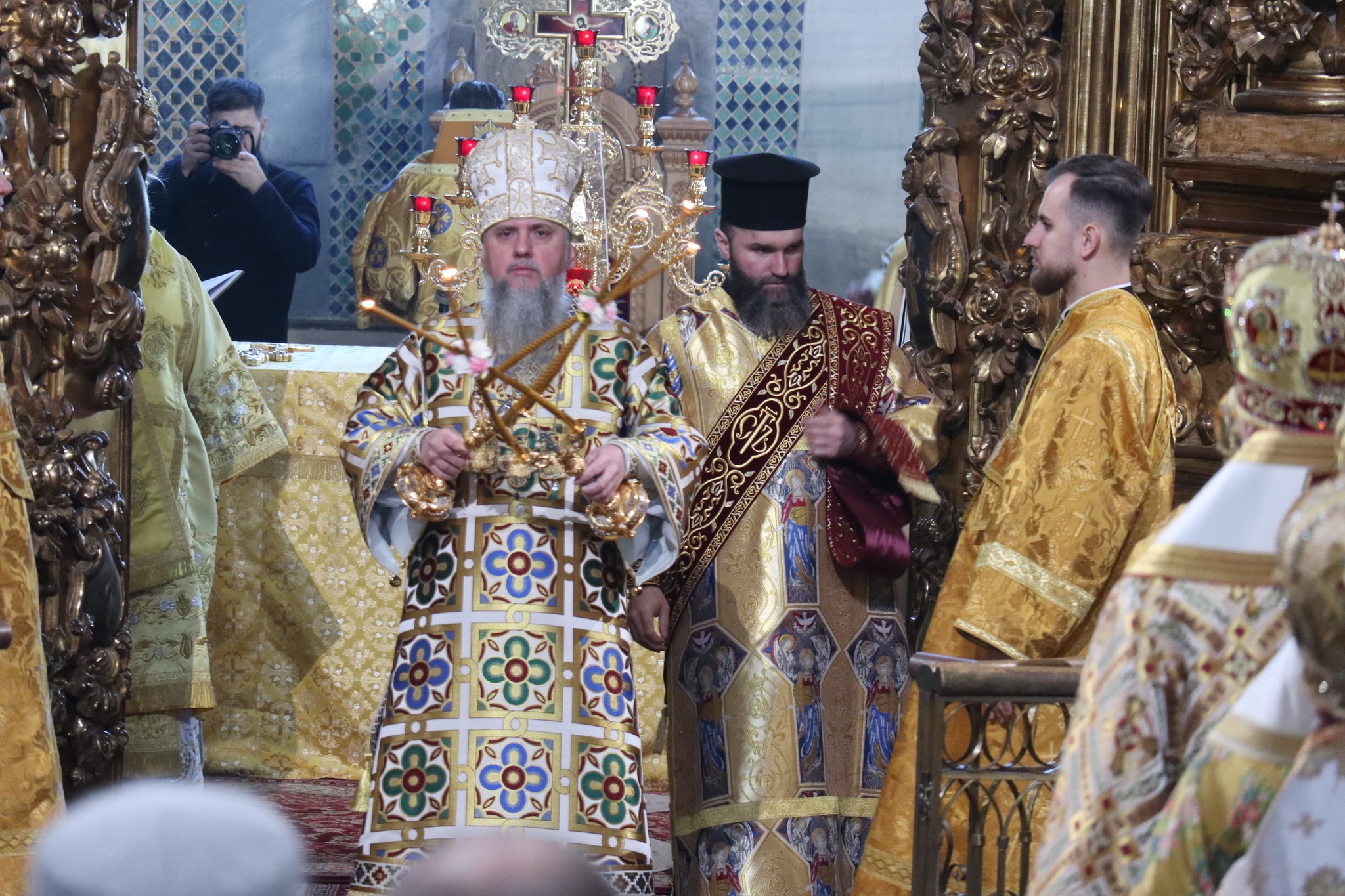 У Софії Київській відзначили сьому річницю інтронізації предстоятеля ПЦУ Епіфанія