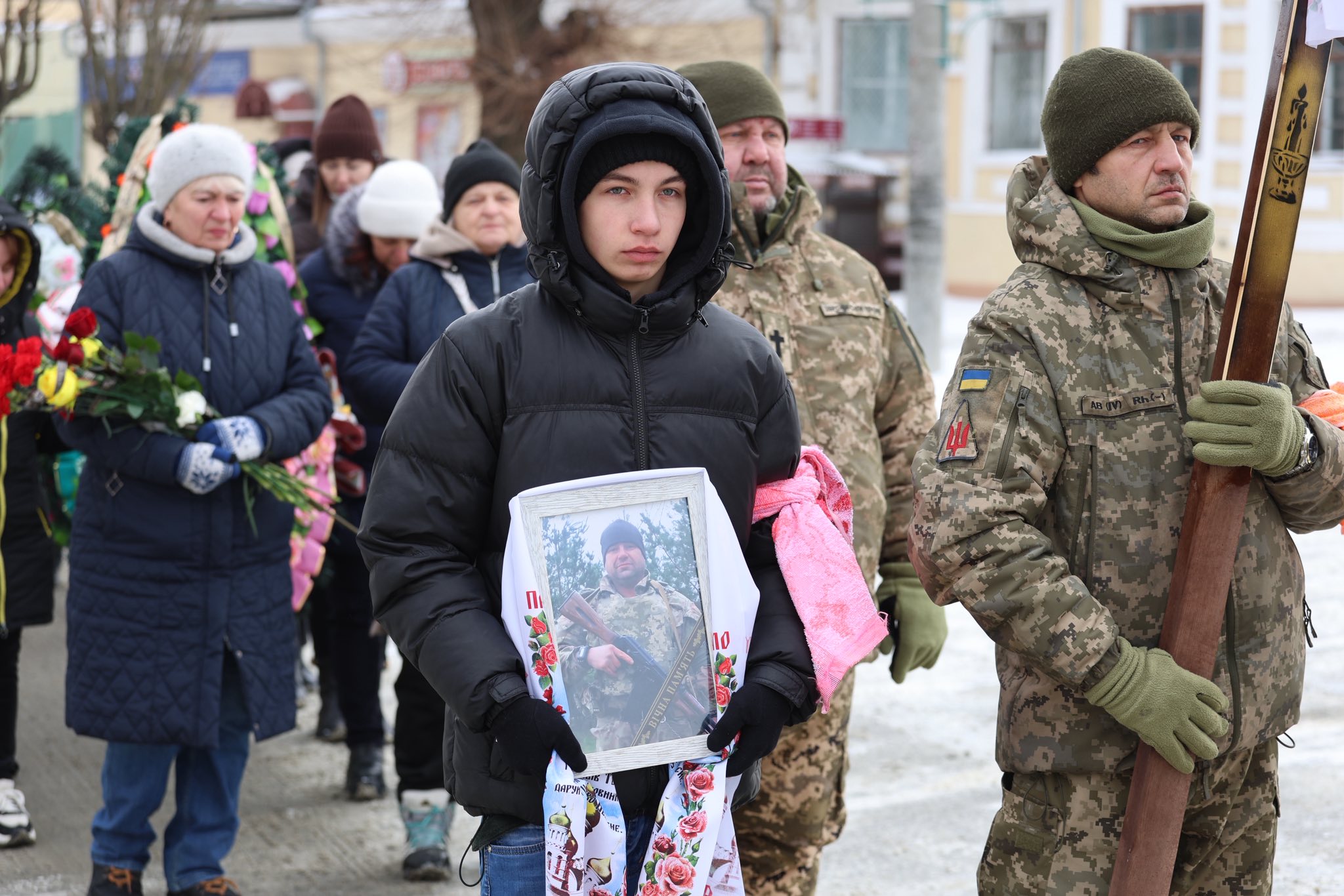 В Умані прощалися із водієм аеромобільного підрозділу, який загинув на фронті - фото 3