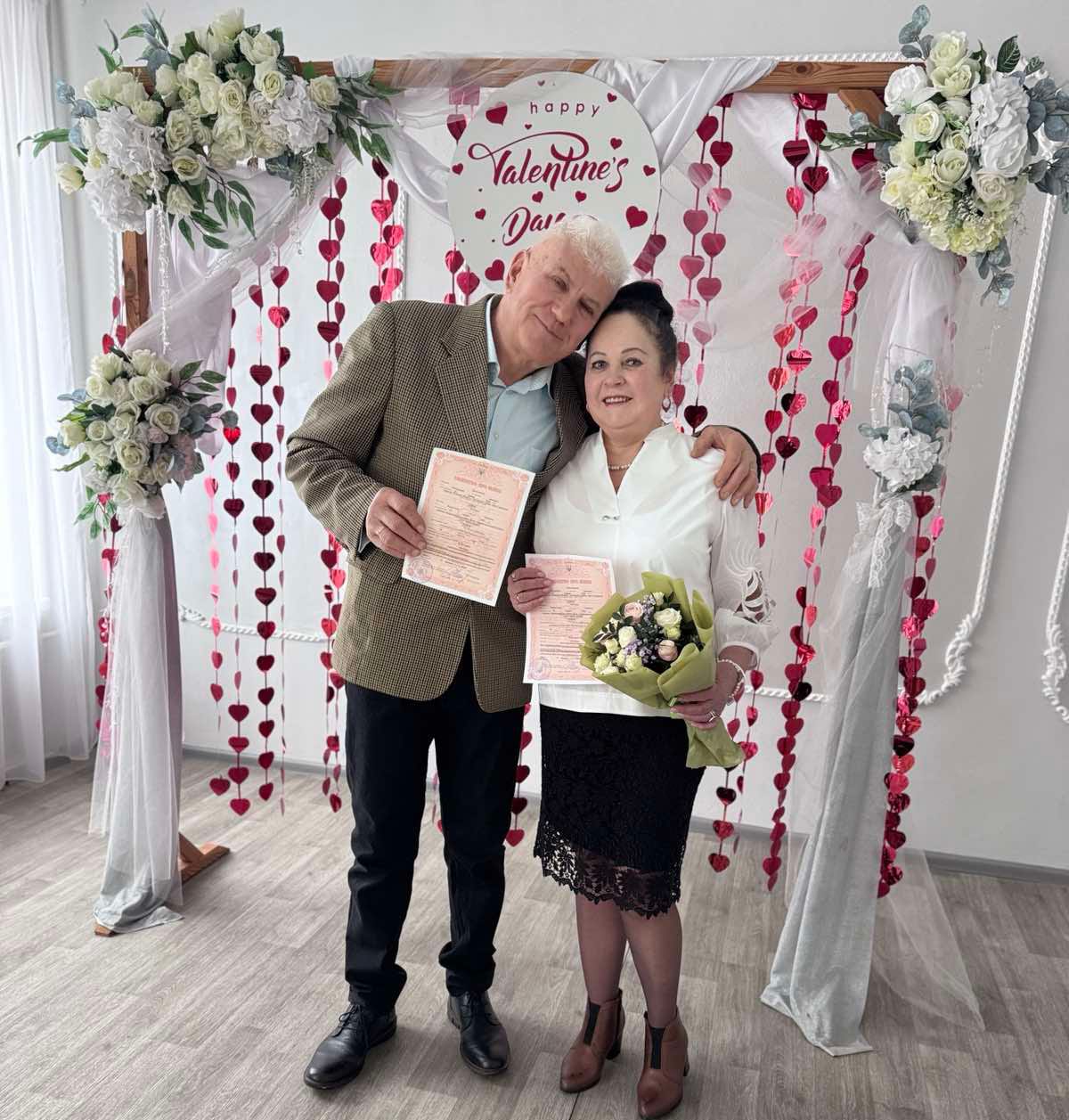 Майже 1300 пар в Україні розпочали подружнє життя у День закоханих