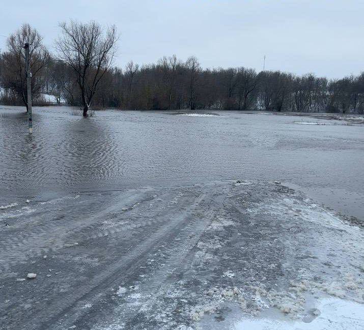 Річка вийшла з берегів на Черкащині і затопила міст між двома областями - фото 2