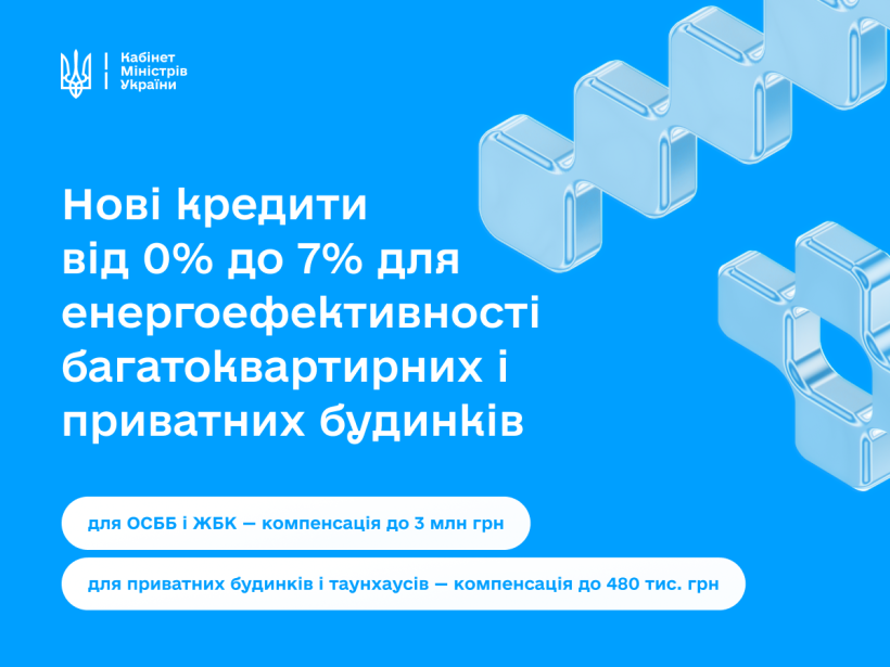 Уряд розширює програми підтримки енергетичної автономності для багатоквартирних будинків і приватних домівок