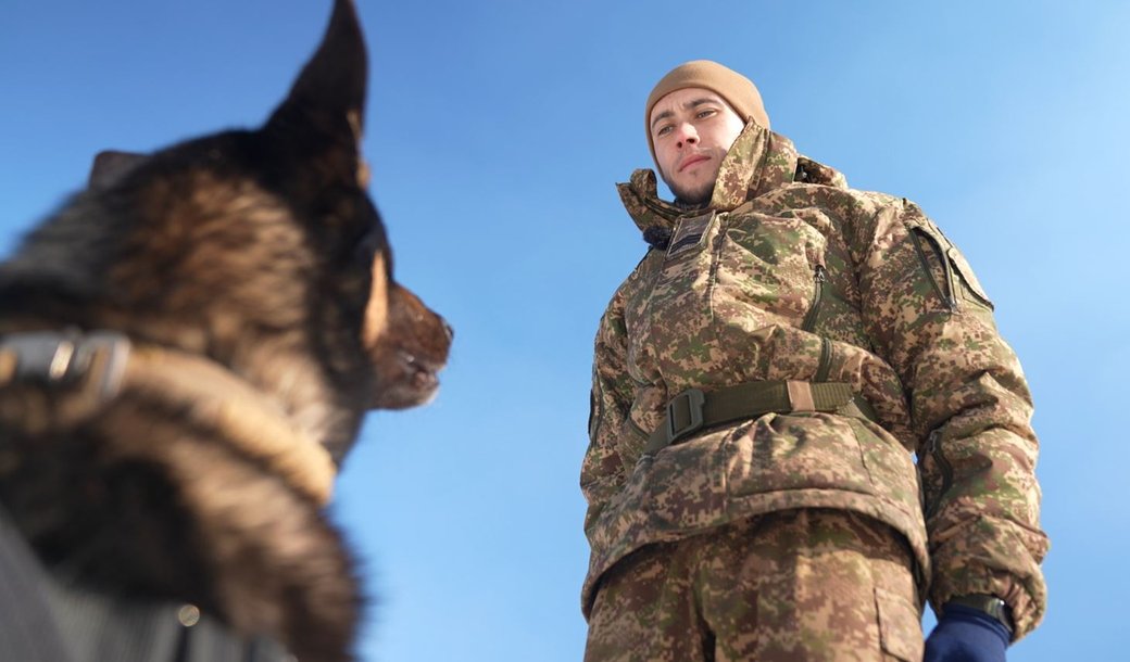 Французька вівчарка Фйоль проходить підготовку до служби у Нацгвардії на Черкащині