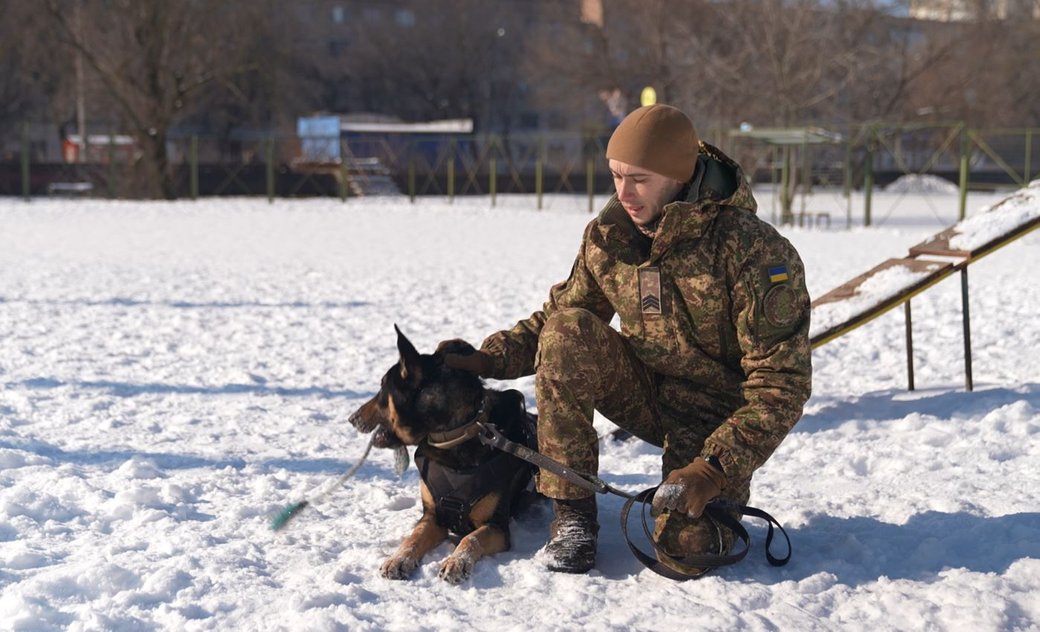 Французька вівчарка Фйоль проходить підготовку до служби у Нацгвардії на Черкащині - фото 2