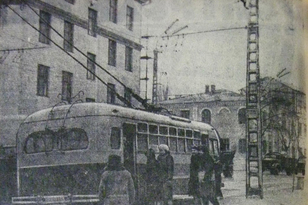 У Вінниці 62 роки тому на маршрути вперше вийшли тролейбуси