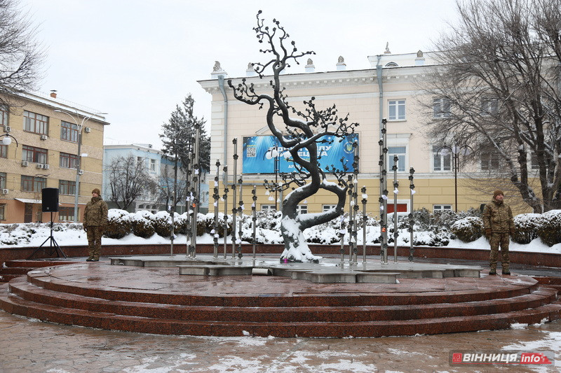 Пам’ять Героїв Небесної Сотні вшанували у Вінниці - фото 55