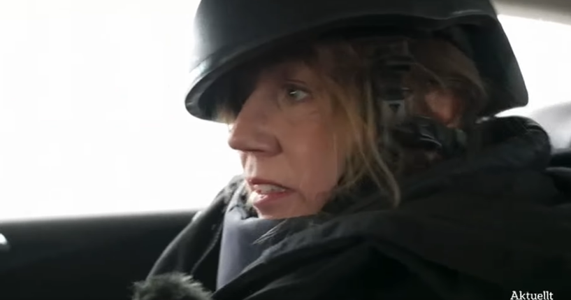 Бійці вінницької бригади провели «екскурсію» шведським журналістам на Донеччині