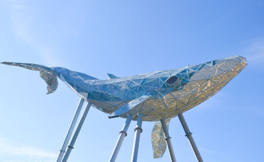 На ВДНГ відновили світлозвукову інсталяцію «Київський кит»