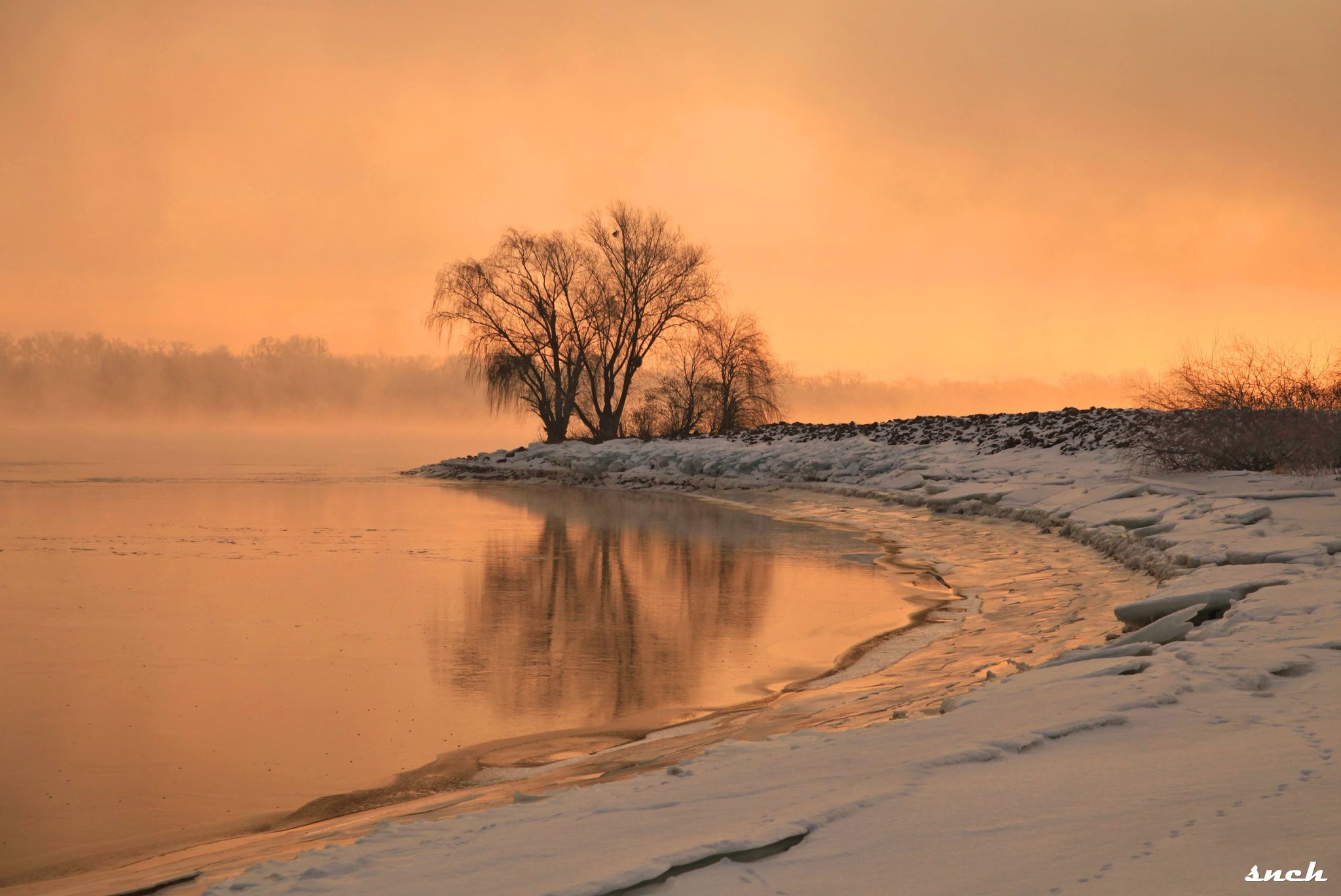 Фотограф з Канева зробив атмосферні знімки зимового світанку на Дніпрі - фото 9