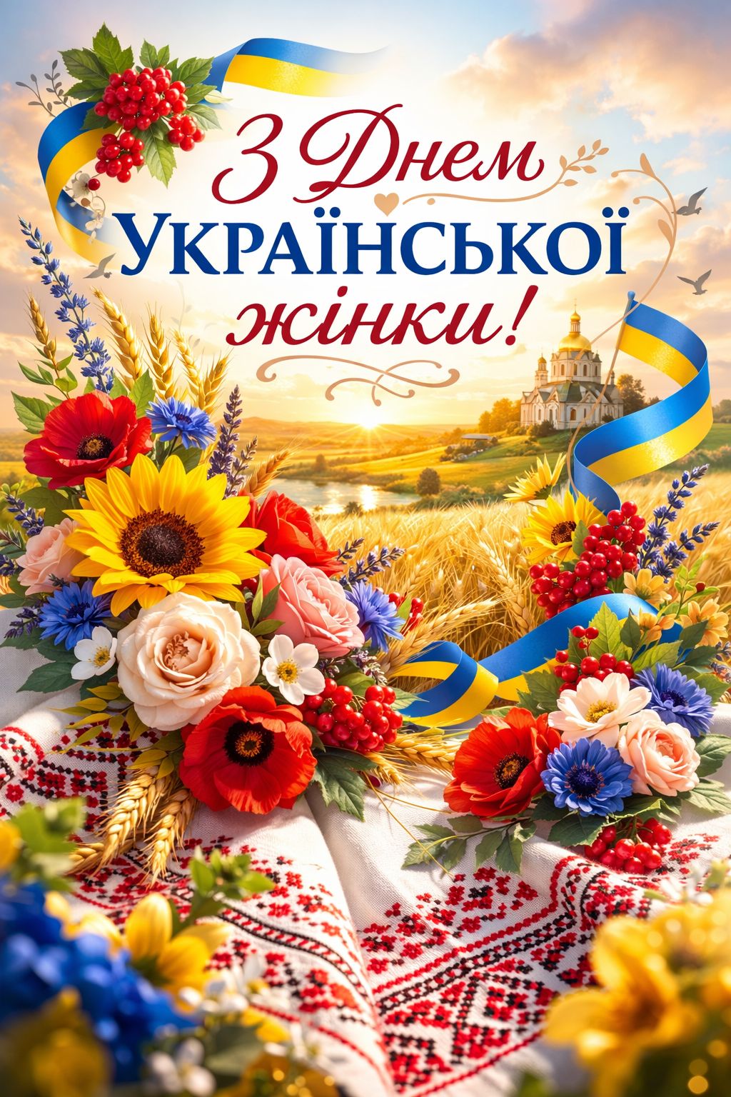 привітання з днем української жінки