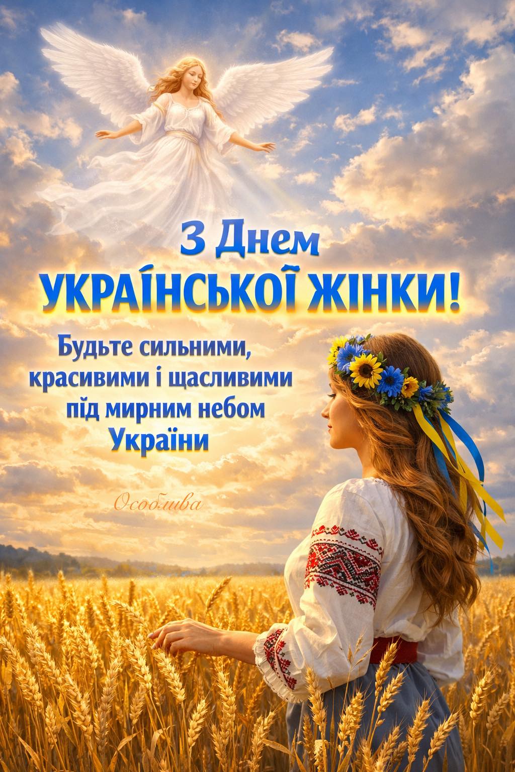 привітання з днем української жінки
