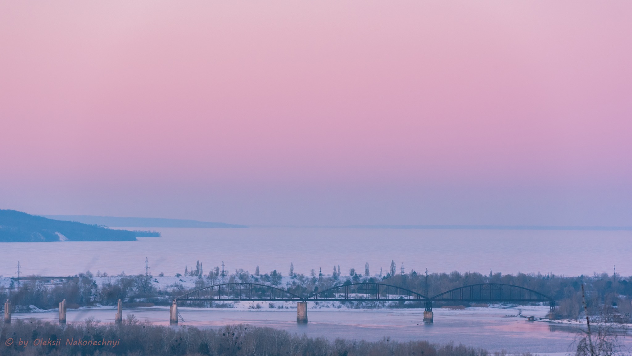 Чарівні пейзажі Канева в останні дні зими. Фото