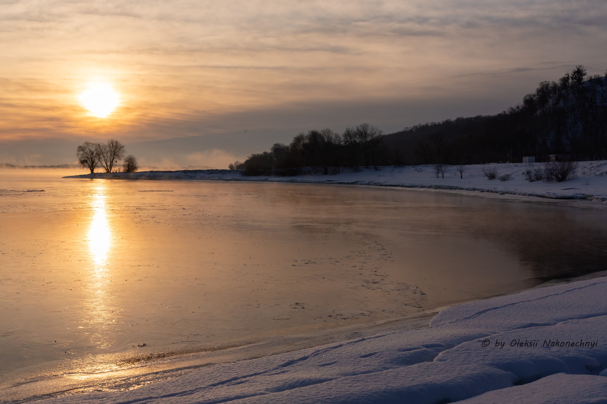 Чарівні пейзажі Канева в останні дні зими. Фото - фото 9