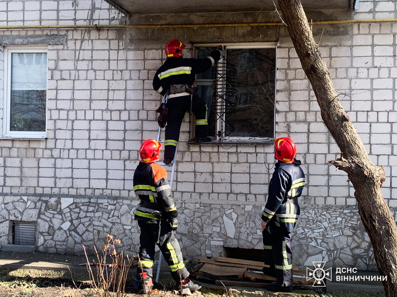 У Вінниці рятувальники відкривали двері помешкань, щоб допомогти жінкам - фото 2