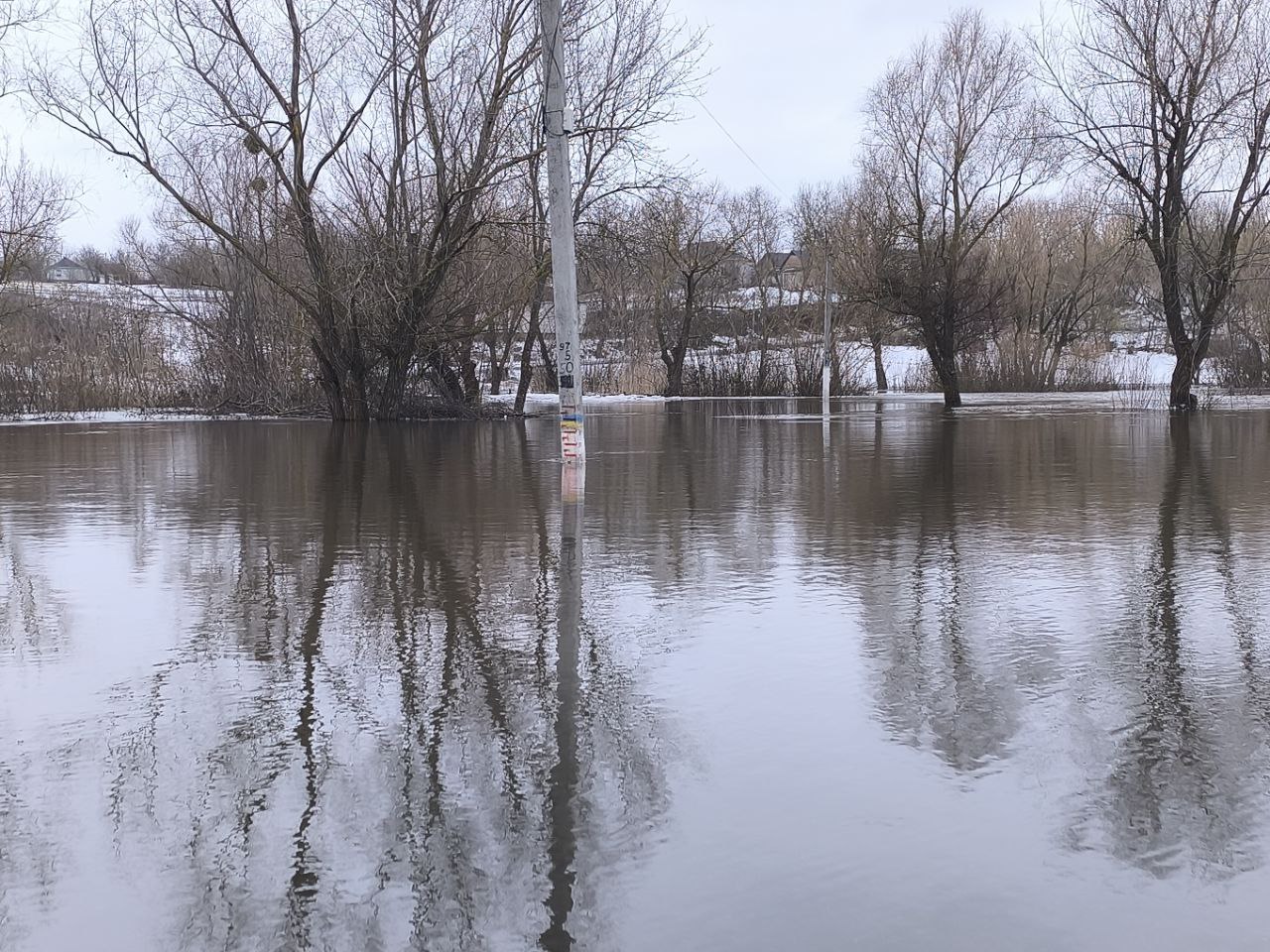 Річка Вись затопила міст у Черкаській області