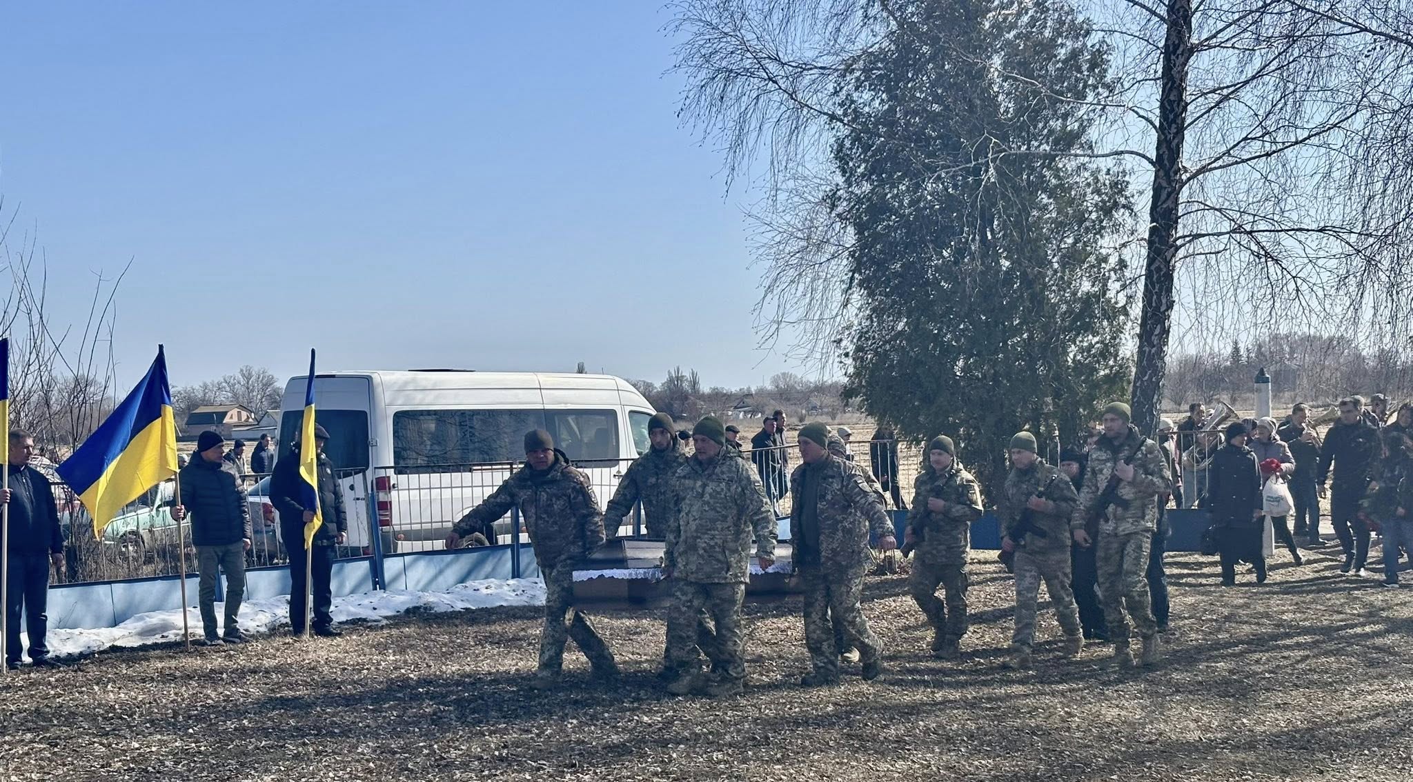На Черкащині поховали Едуарда Левченка, який загинув під час боїв у Курській області