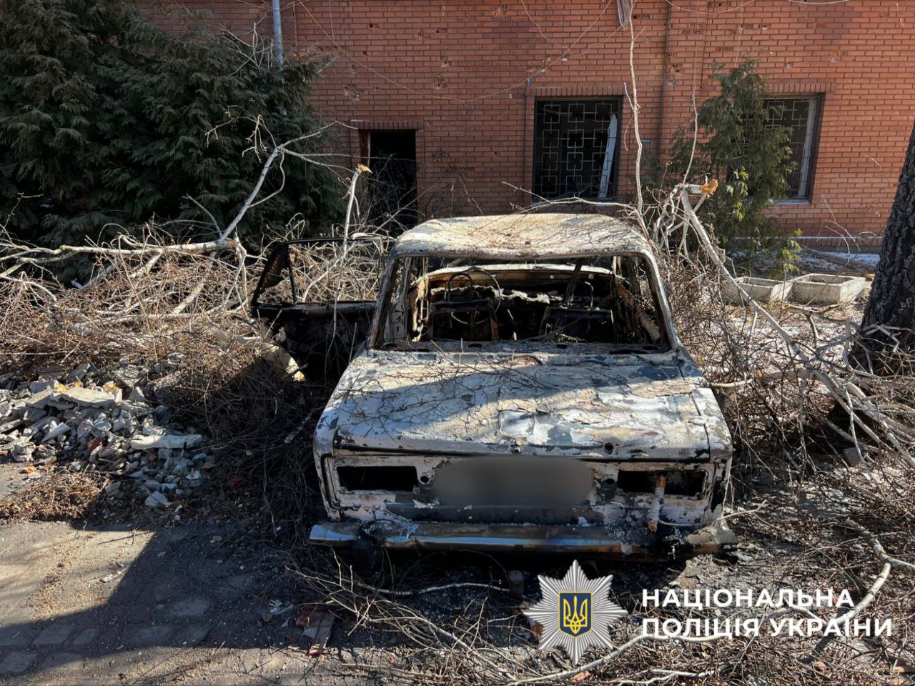 Поліція Київщини продовжує документувати наслідки атаки рф у області