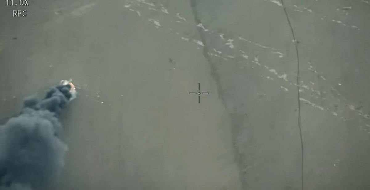 Військові 59-ї бригади дроном збили російський гелікоптер К-52