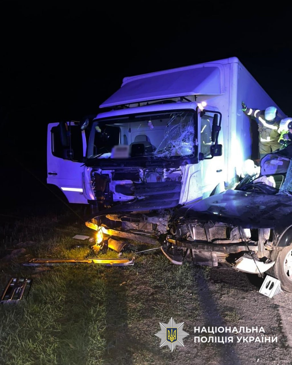 Легковик і вантажівка зіткнулися «лоб в лоб» на Черкащині: загинув водій