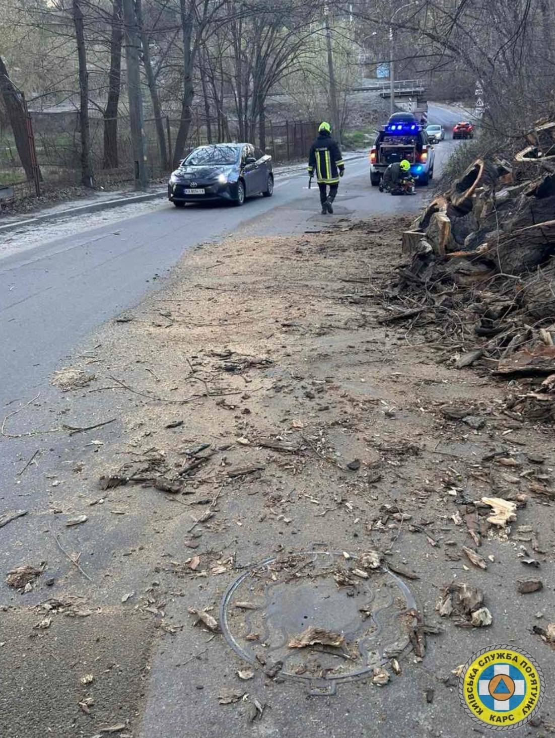 Рятувальники КАРС ліквідовують наслідки негоди у столиці - фото 7